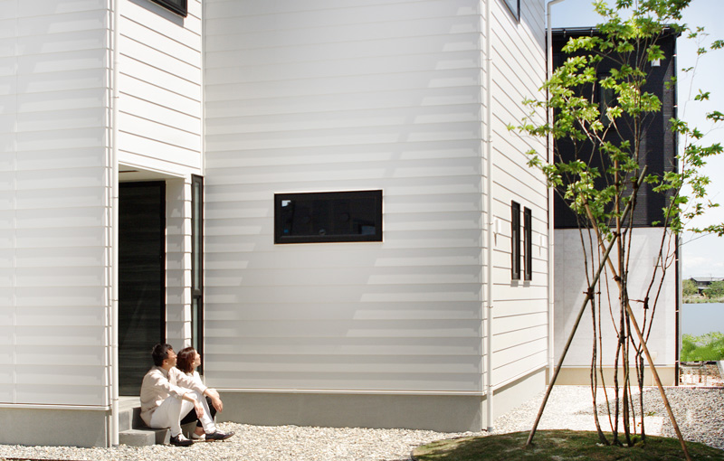 完成した家の外観