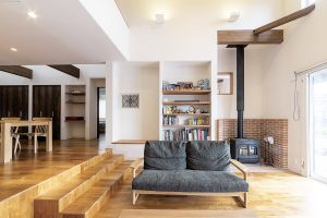 グリーンスタイル 新潟市 建築実例 平屋 インテリア デザイン リビング