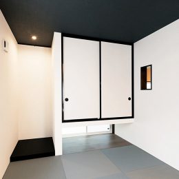 シンプル＆ミニマム。シックな落ち着きの家。モダンな和を取り入れて。