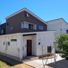 グリーンスタイル 長岡市 建築実例 ナチュラルモダン 外観 デザイン