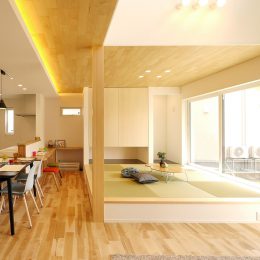 グリーンスタイル 長岡市 建築実例 パッシブハウス 高気密 高断熱 デザイン住宅 インテリア リビング ダイニング