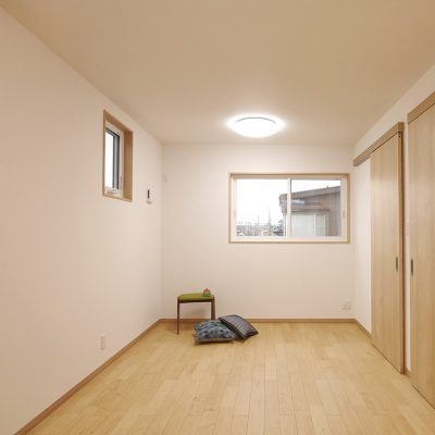 グリーンスタイル 新潟市 建築実例 デザイン ウッドデッキ 和モダン 寝室