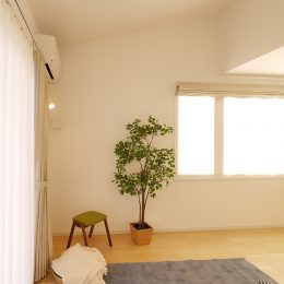 グリーンスタイル 長岡市 建築実例 寄棟屋根 デザイン 小上がり タタミコーナー インテリア