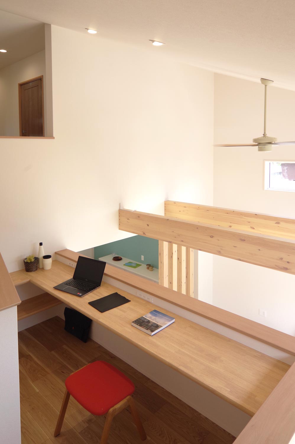 佐渡市 新築住宅 完成見学会 ピアノとスキップフロアと。 スキップフロア スタディーコーナー