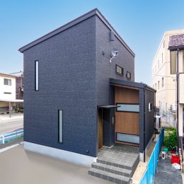 グリーンスタイル 新築完成見学会 新潟市 狭小住宅 外観