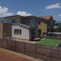 グリーンタイル 長岡市 新潟市 建築実例 見学会 リビング テラス 庭 外構 外観 家づくり 新築 ドックラン DIY リビング