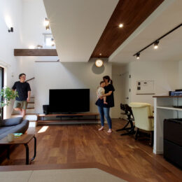 グリーンスタイル 長岡市 建築実例 高気密 高断熱 デザイン住宅 インテリア リビング ダイニング