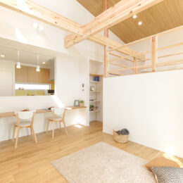 グリーンスタイル 新潟市 建築実例 平屋 インテリア デザイン リビング