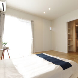 グリーンスタイル 新潟市 建築実例 平屋 インテリア デザイン 寝室
