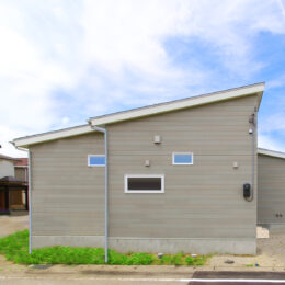 グリーンスタイル 長岡市 建築実例 平屋 外観