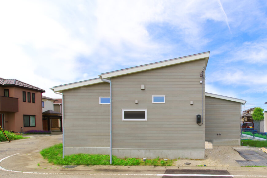 グリーンスタイル 長岡市 建築実例 平屋 外観