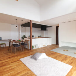 グリーンスタイル 完成見学会 長岡市 新潟市 建築実例 平屋 インテリア デザイン リビング