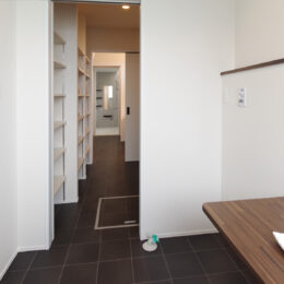 グリーンスタイル 完成見学会 長岡市 新潟市 建築実例 平屋 インテリア デザイン 洗面