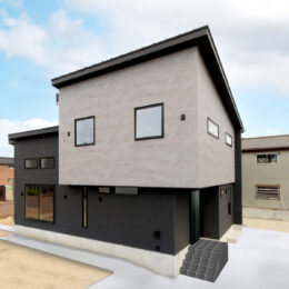 グリーンスタイル 新潟市 建築実例 平屋 インテリア デザイン 外観