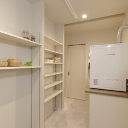 洗面室 乾太くん 洗面化粧台