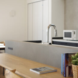 グリーンスタイル 長岡市 新潟市 建築実例 見学会  キッチン カウンター