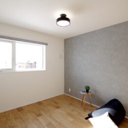 グリーンスタイル 長岡市 新潟市 建築実例 見学会  寝室 シーリングライト おしゃれ照明